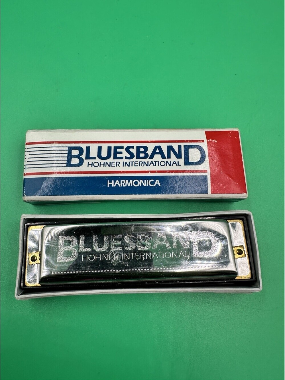 Hohner BluesBand Harmonica Key of C Blues Band Stainless Steel 1501